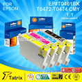 Hot Selling Inkjet For Epson T0461-T0474 Ink Cartridge,With 2 Years Warranty